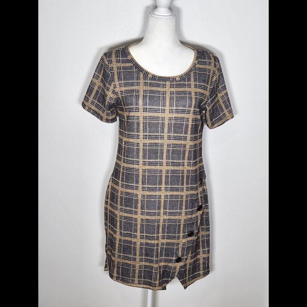 Hiatus Plaid Dress
